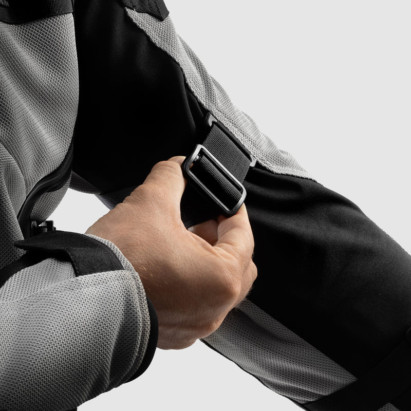 Rebelhorn Scandal 3 Textile Jacket Black / Grey / Fluo Yellow FREE UK Delivery, FREE 365 Day Returns | Moto Central