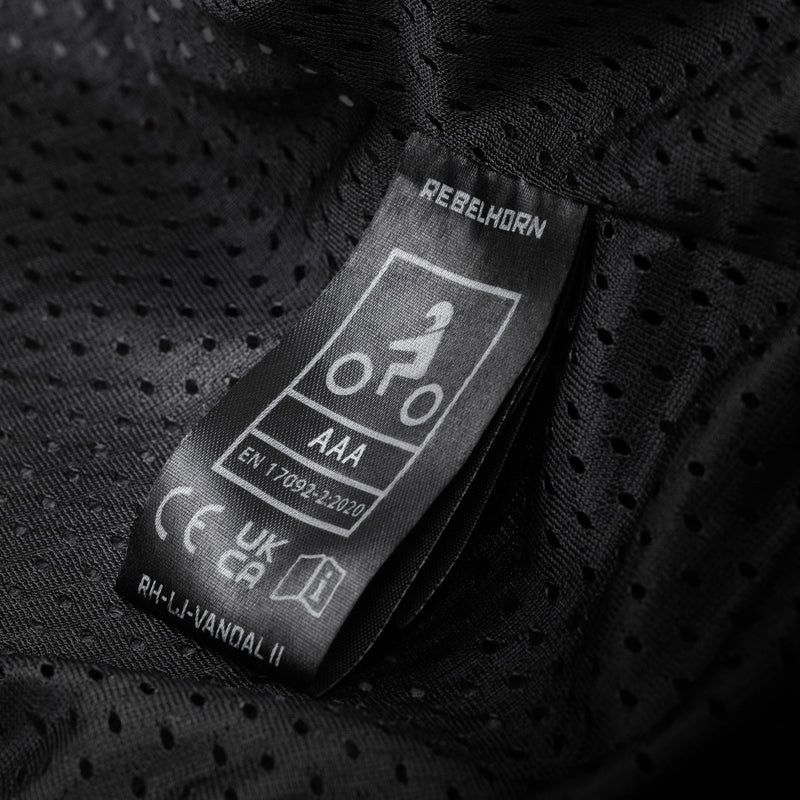 Rebelhorn Vandal 2 Leather Jacket Black / Grey / Fluo Yellow FREE UK Delivery, FREE 365 Day Returns | Moto Central
