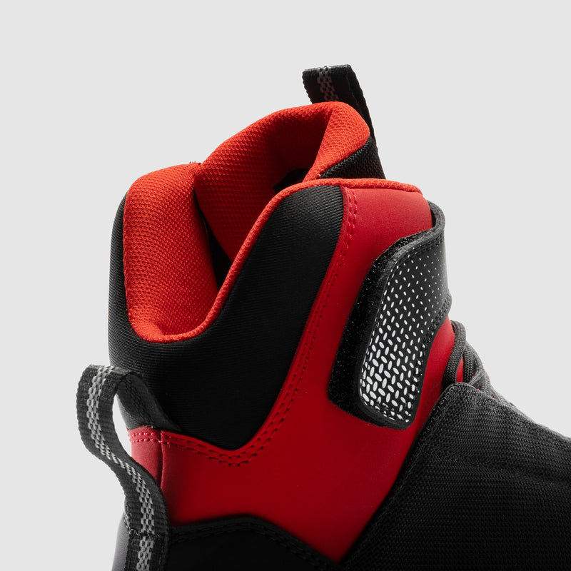 Rebelhorn Swift Boots Black / Red FREE UK Delivery, FREE 365 Day Returns | Moto Central