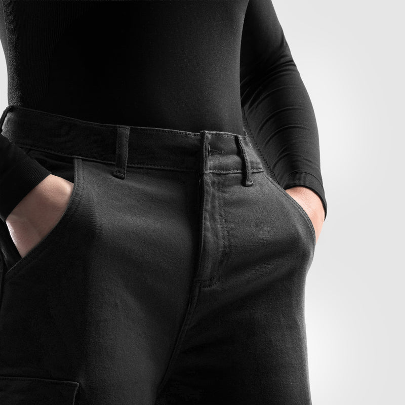 Rebelhorn Faster Ladies Jeans Black FREE UK Delivery, FREE 365 Day Returns | Moto Central