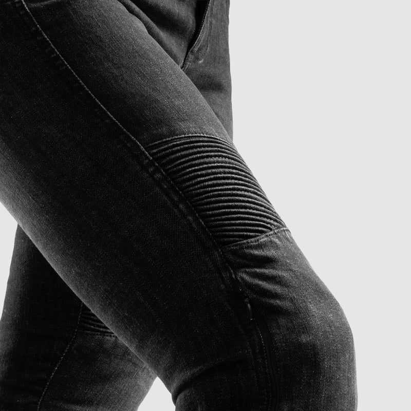 Rebelhorn Agness 2 Ladies Jeans Monolayer Washed Black FREE UK Delivery, FREE 365 Day Returns | Moto Central