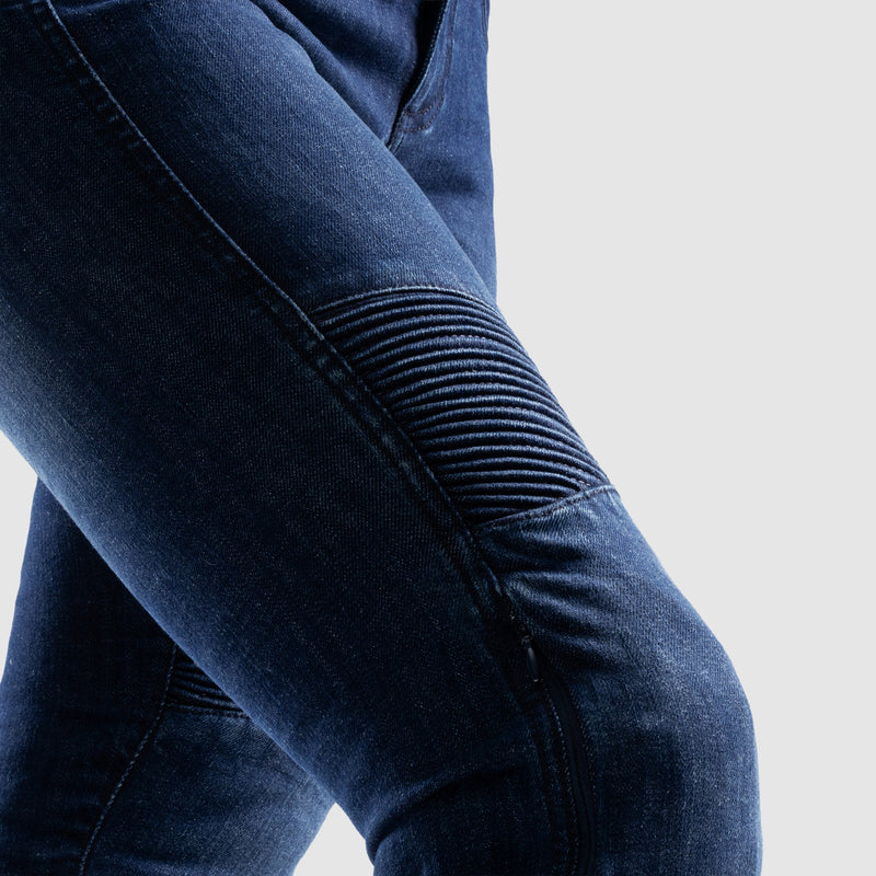 Rebelhorn Agness 2 Ladies Jeans Monolayer Washed Blue FREE UK Delivery, FREE 365 Day Returns | Moto Central