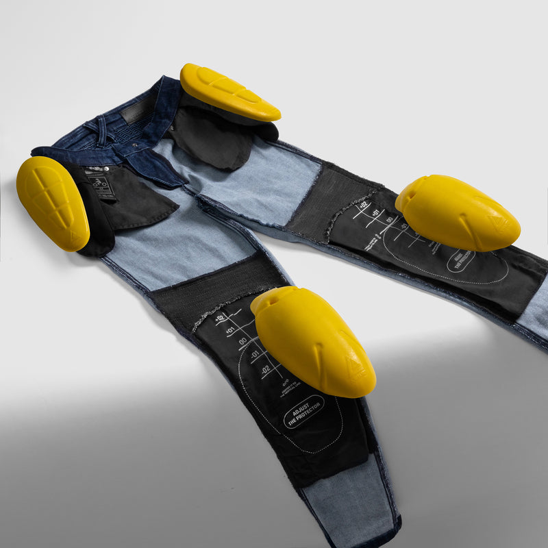 Rebelhorn Agness 2 Ladies Jeans Monolayer Washed Blue FREE UK Delivery, FREE 365 Day Returns | Moto Central