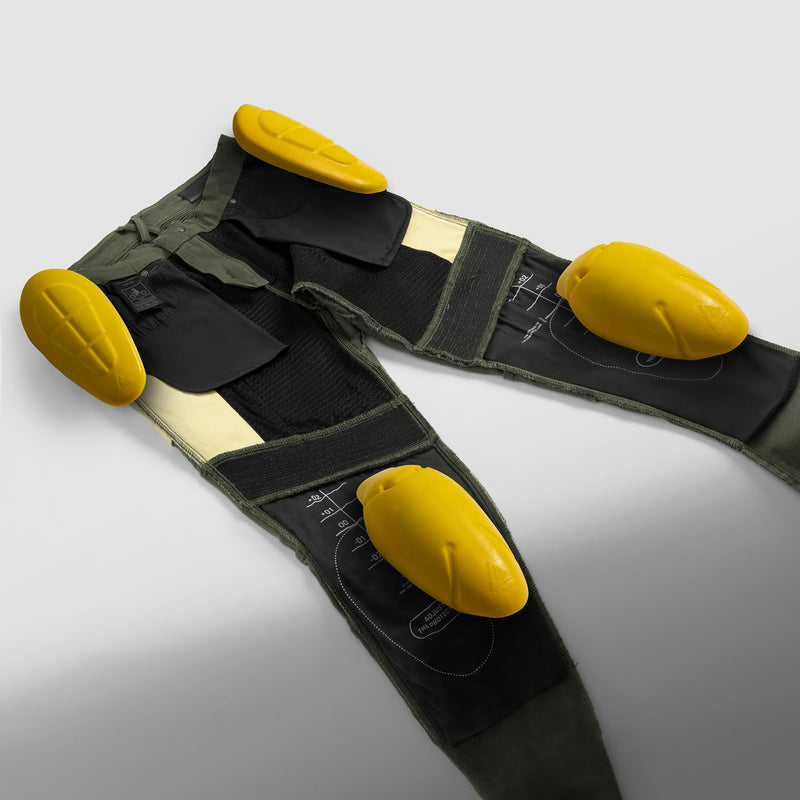 Rebelhorn Faster Jeans Olive Green FREE UK Delivery, FREE 365 Day Returns | Moto Central