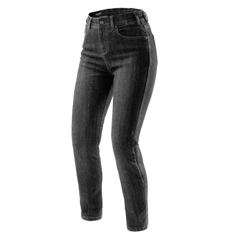Rebelhorn Classic Ladies Jeans Monolayer Washed Black FREE UK Delivery, FREE 365 Day Returns | Moto Central