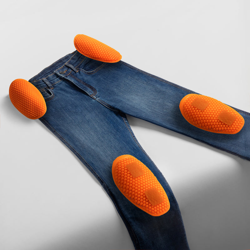 Rebelhorn Classic Ladies Jeans Monolayer Washed Blue FREE UK Delivery, FREE 365 Day Returns | Moto Central