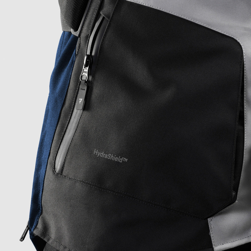 Rebelhorn Hiker 4 Textile Jacket Light Grey / Blue / Red FREE UK Delivery, FREE 365 Day Returns | Moto Central