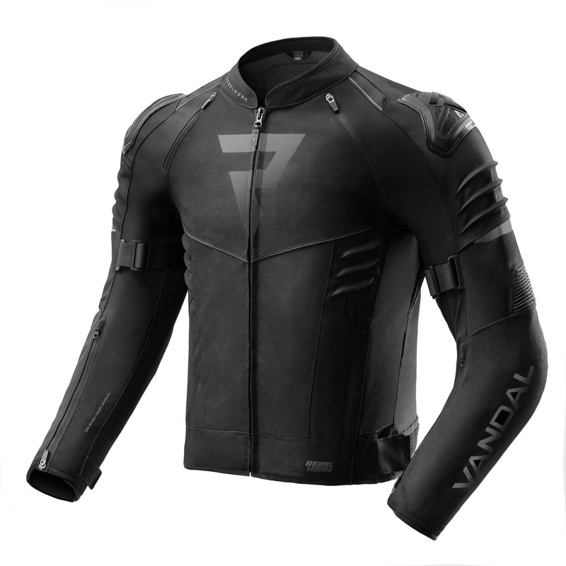 Rebelhorn Vandal 2 Textile Jacket Black FREE UK Delivery, FREE 365 Day Returns | Moto Central
