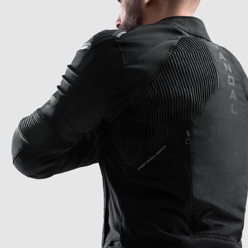 Rebelhorn Vandal 2 Textile Jacket Black FREE UK Delivery, FREE 365 Day Returns | Moto Central