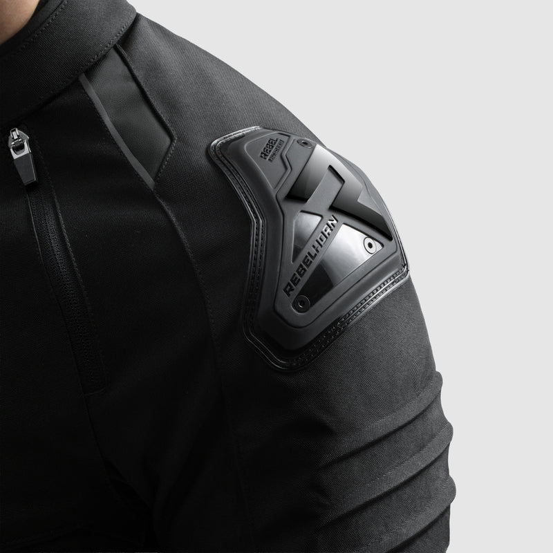 Rebelhorn Vandal 2 Textile Jacket Black FREE UK Delivery, FREE 365 Day Returns | Moto Central