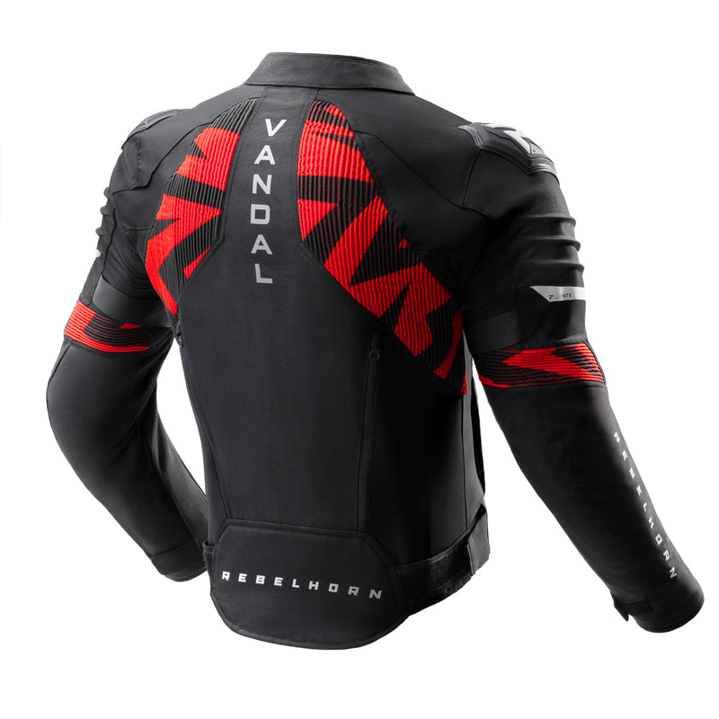 Rebelhorn Vandal 2 Textile Jacket Black / Red FREE UK Delivery, FREE 365 Day Returns | Moto Central