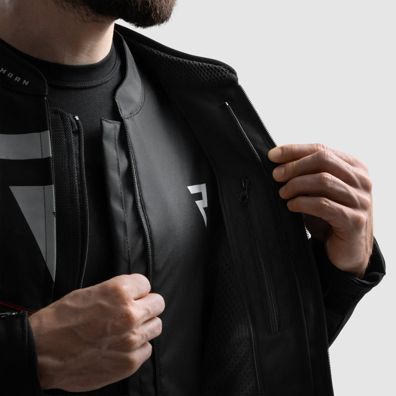 Rebelhorn Vandal 2 Textile Jacket Black / Red FREE UK Delivery, FREE 365 Day Returns | Moto Central