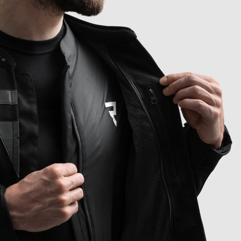 Rebelhorn Vandal 2 Air Textile Jacket Black FREE UK Delivery, FREE 365 Day Returns | Moto Central