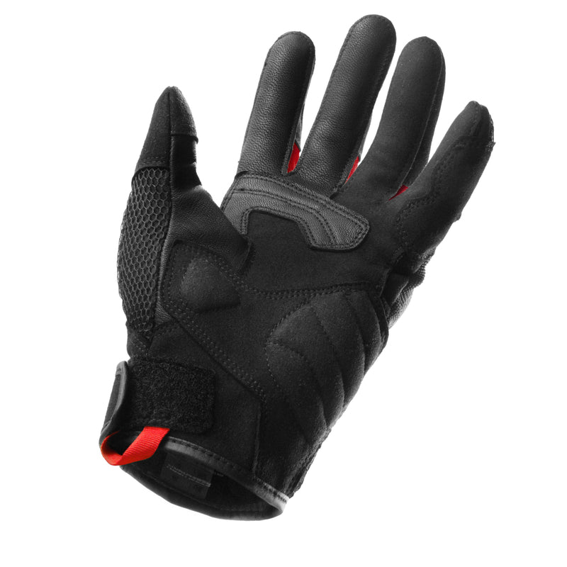 Rebelhorn Core Ladies Gloves Black / Red FREE UK Delivery, FREE 365 Day Returns | Moto Central