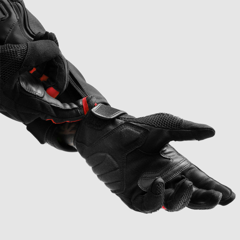 Rebelhorn Core Ladies Gloves Black / Red FREE UK Delivery, FREE 365 Day Returns | Moto Central