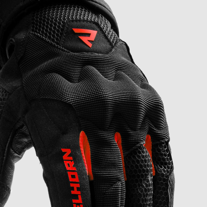 Rebelhorn Core Ladies Gloves Black / Red FREE UK Delivery, FREE 365 Day Returns | Moto Central