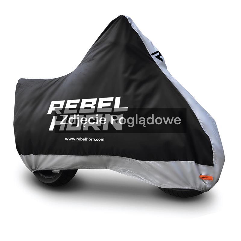Rebelhorn Shelter Cover Black / Silver FREE UK Delivery, FREE 365 Day Returns | Moto Central