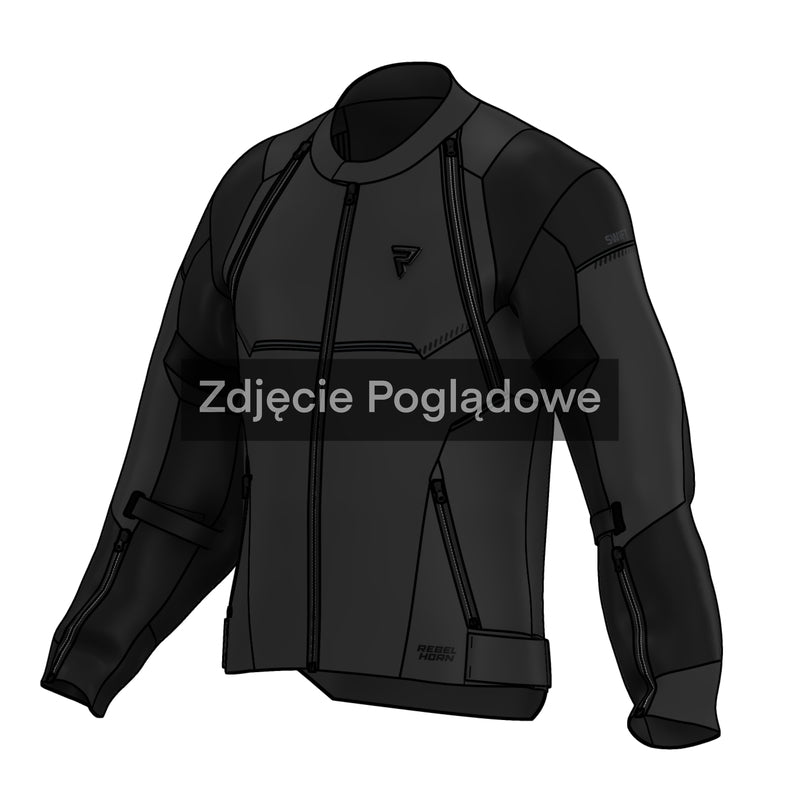 Rebelhorn Swift Textile Jacket Black FREE UK Delivery, FREE 365 Day Returns | Moto Central