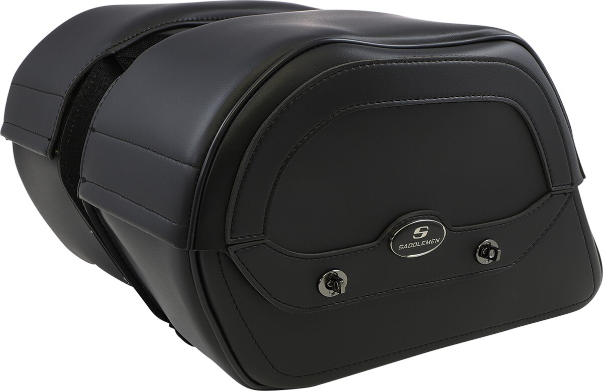 Saddlemen Cruis'n Slant Saddlebags Black - Jumbo