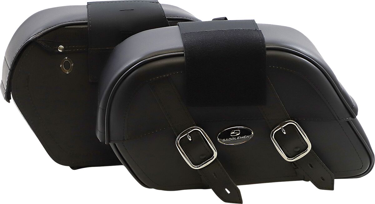 Saddlemen Drifter Slant Saddlebags Black - Large