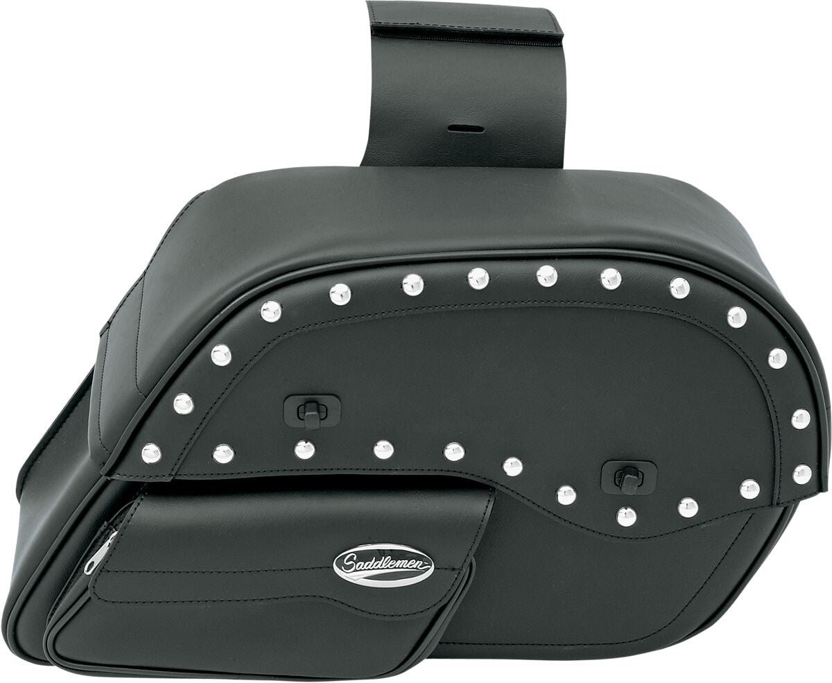 Saddlemen Desperado Slant Face Pouch Saddlebags Black
