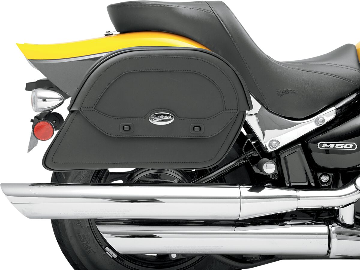 Saddlemen Custom Fit Cruis'n Slant Saddlebags Black - Jumbo