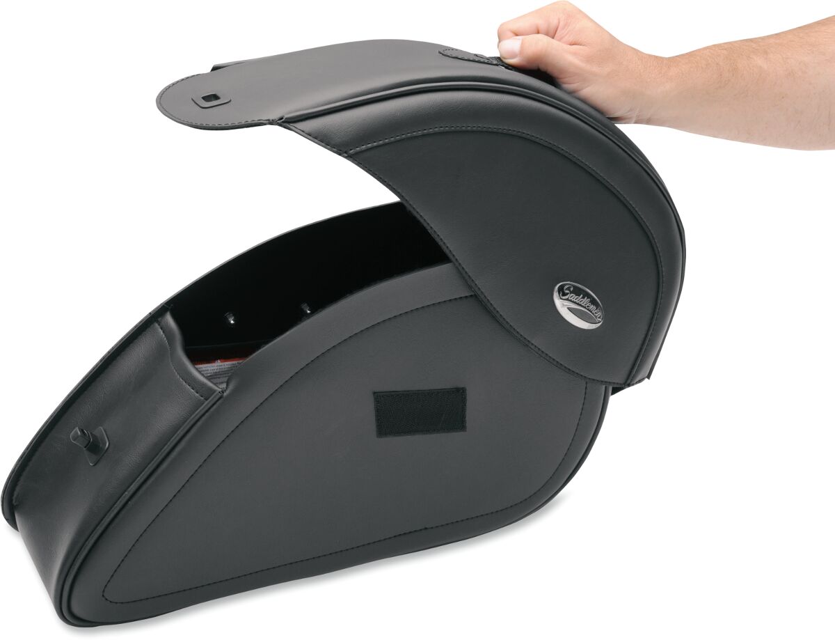 Saddlemen Cruis'n Teardrop Saddlebags Black - 30.5cm H x 16.5cm D x 51cm W
