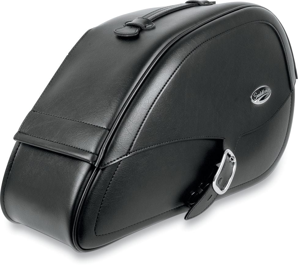 Saddlemen Rigid-Mount Specific Fit Teardrop Saddlebags Black For Harley Davidson FLST 1340 1987-1990