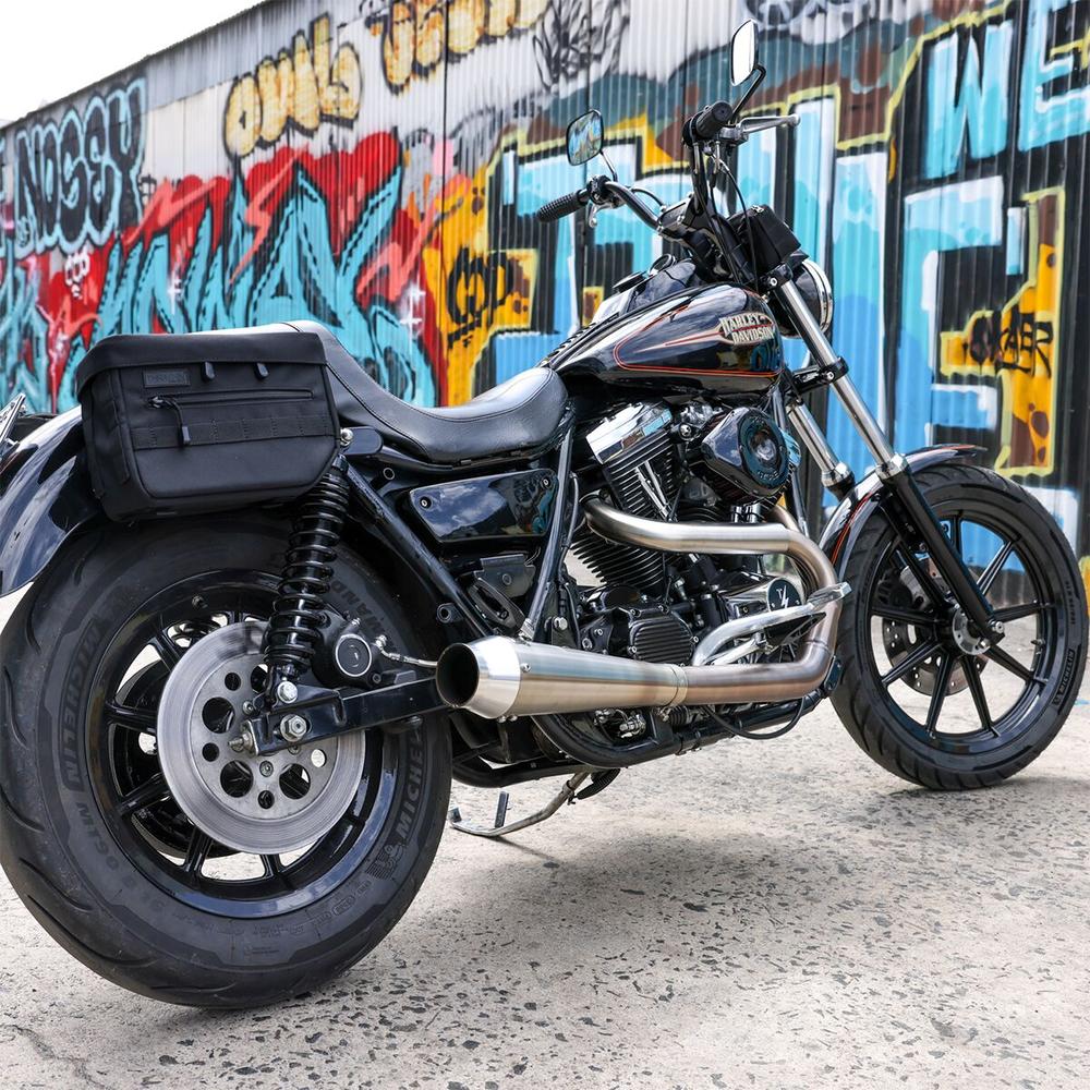 Thrashin Supply Company Essential Saddlebag Black