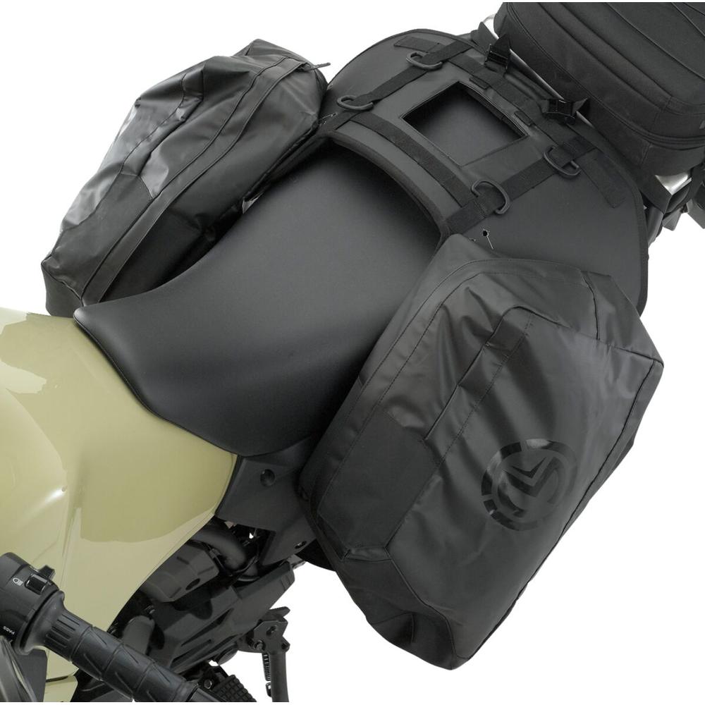 Moose Racing ADV1 Rackless Saddle Bags Black