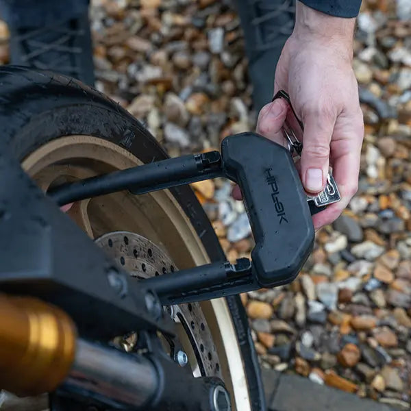 Hiplok DX D-Locks All Black  - FREE UK Shipping, FREE 365 Day Returns | Moto Central