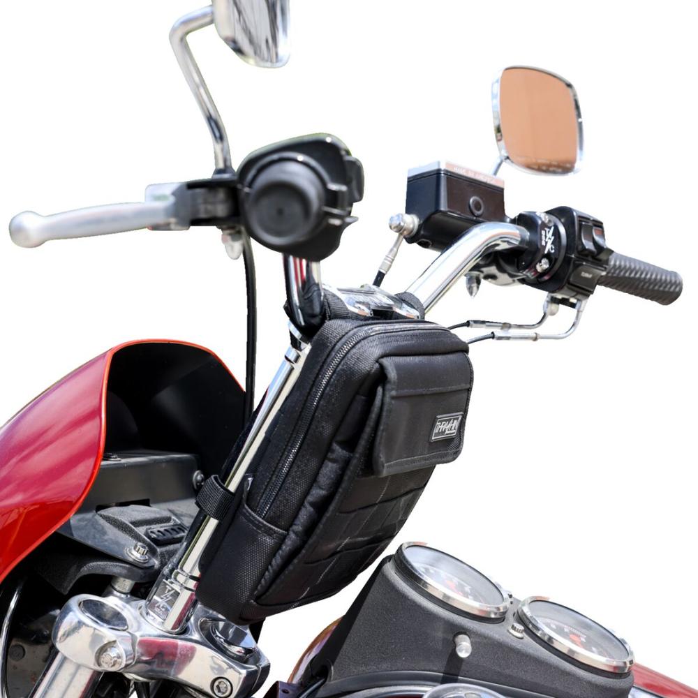 Thrashin Supply Company Slim Handlebar Bag Black