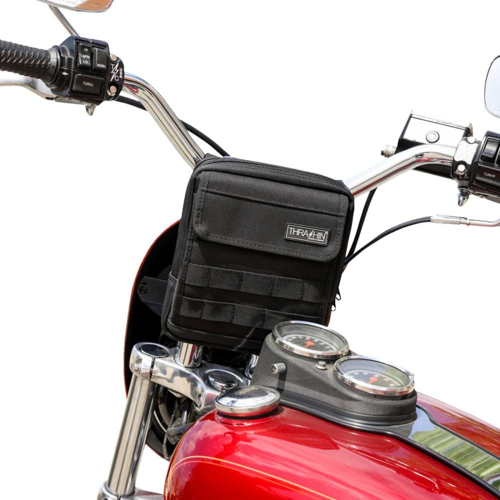 Thrashin Supply Company Slim Handlebar Bag Black