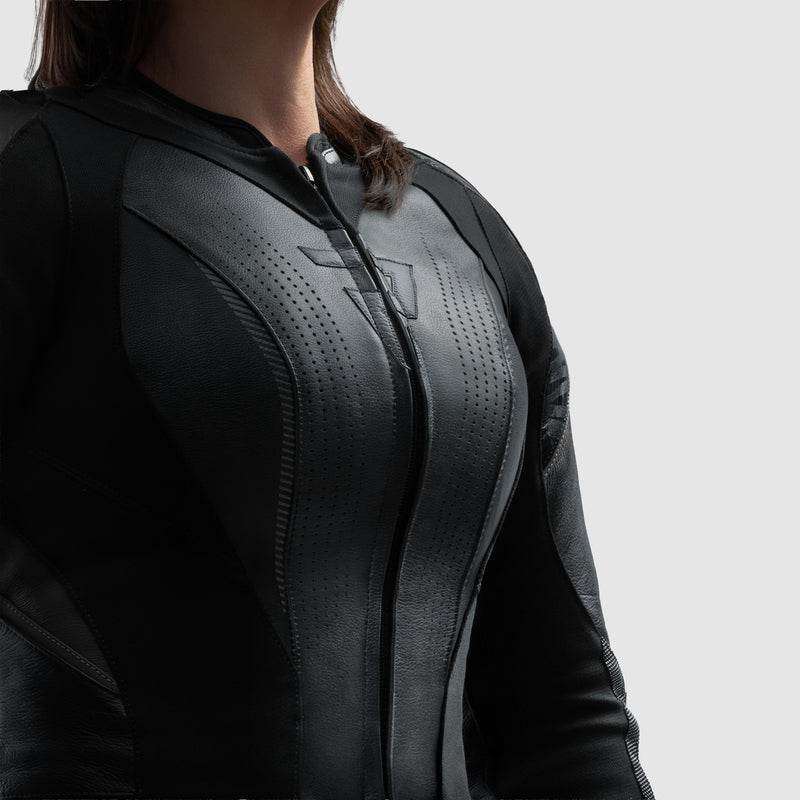 Rebelhorn Diva RS Ladies Leather Jacket Black FREE UK Delivery, FREE 365 Day Returns | Moto Central