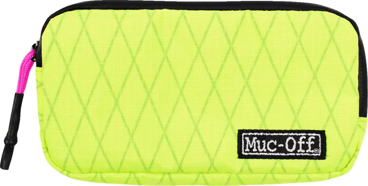 Muc-Off Small Essential Case Hi-Vis Yellow - FREE UK Shipping, FREE 365 Day Returns | Moto Central