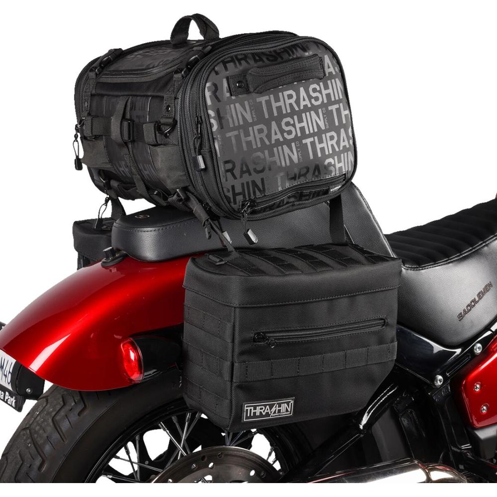 Thrashin Supply Company Bag / Luggage Strap Kit Black