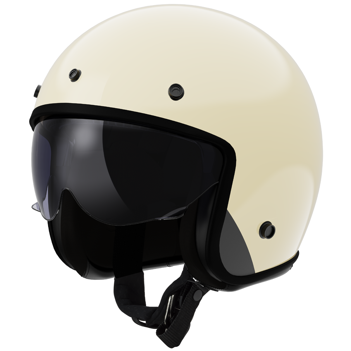 LS2 OF601 Bob 2 Solid Cream FREE UK Delivery, FREE 365 Day Returns | Moto Central