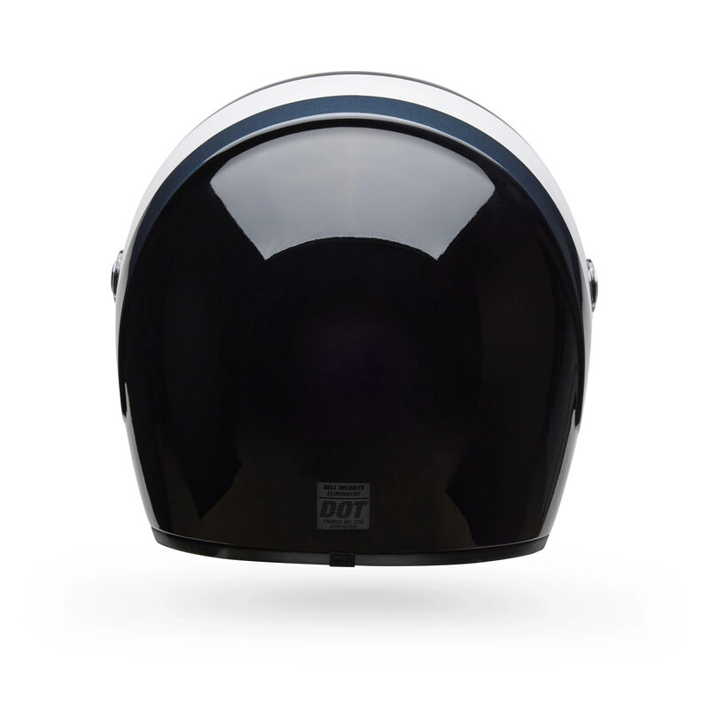 Bell Eliminator Menace Gloss ECE 22.06 Black / White  - FREE UK Shipping, FREE 365 Day Returns | Moto Central