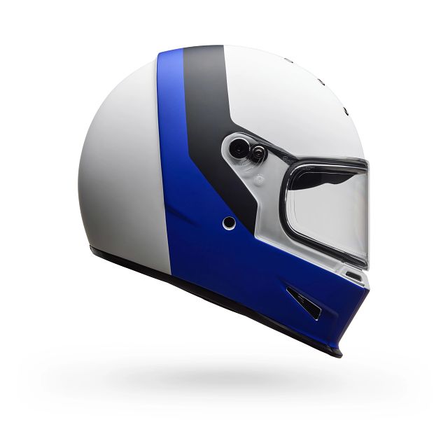 Bell Eliminator Menace ECE 22.06 Matt Blue / White  - FREE UK Shipping, FREE 365 Day Returns | Moto Central