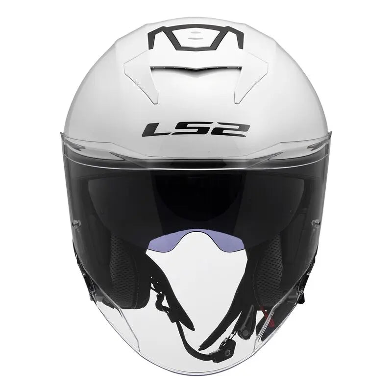 LS2 OF618 Verso 2 Solid White  - FREE UK Shipping, FREE 365 Day Returns | Moto Central
