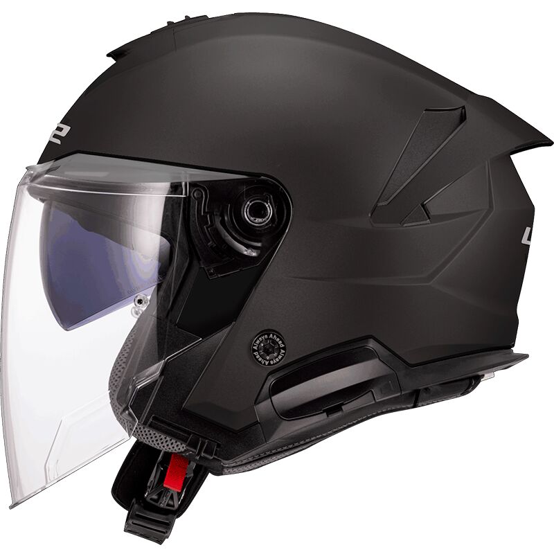 LS2 OF618 Verso 2 Open Face Helmet Solid Matt Black - FREE UK Shipping, FREE 365 Day Returns | Moto Central