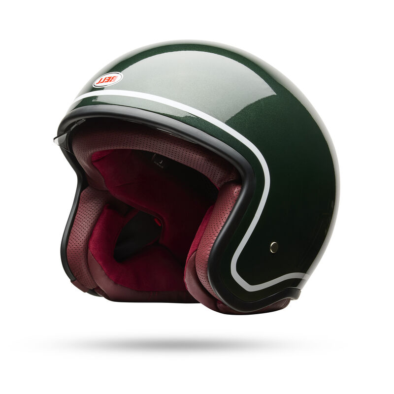 Bell TX-501 Classic ECE Gloss Emerald - FREE UK Delivery, FREE 365 Day Returns | Moto Central