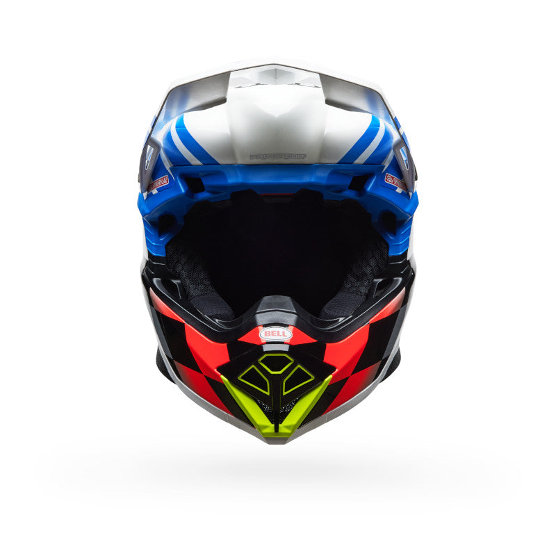 Bell Moto-10 Spherical PC ECE 22.06 Gloss Blue / White