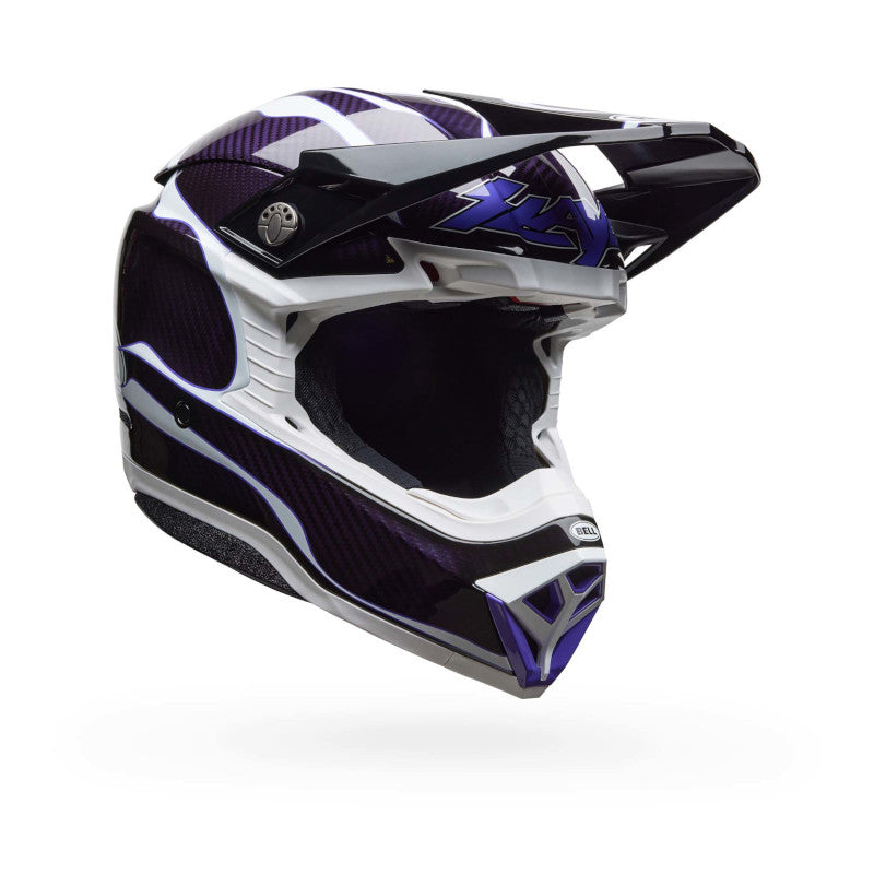 Bell Moto-10 Spherical Slayco25 ECE 22.06 Gloss Black / White