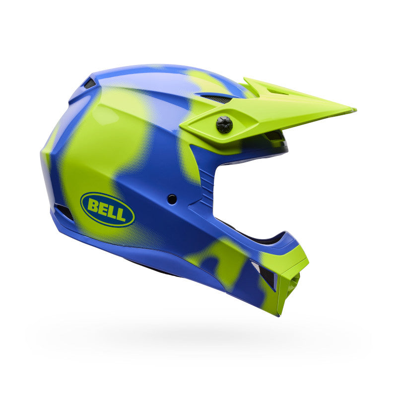 Bell MX-10 MIPS Youth Camo ECE 22.06 Fluo Yellow