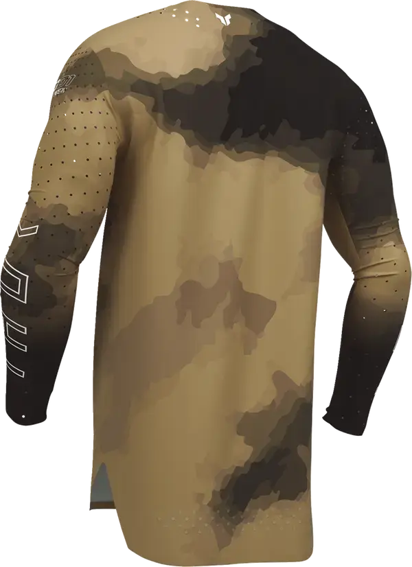 Thor Sportmode Carbon Jersey Black / Copper - FREE UK Shipping, FREE 365 Day Returns | Moto Central