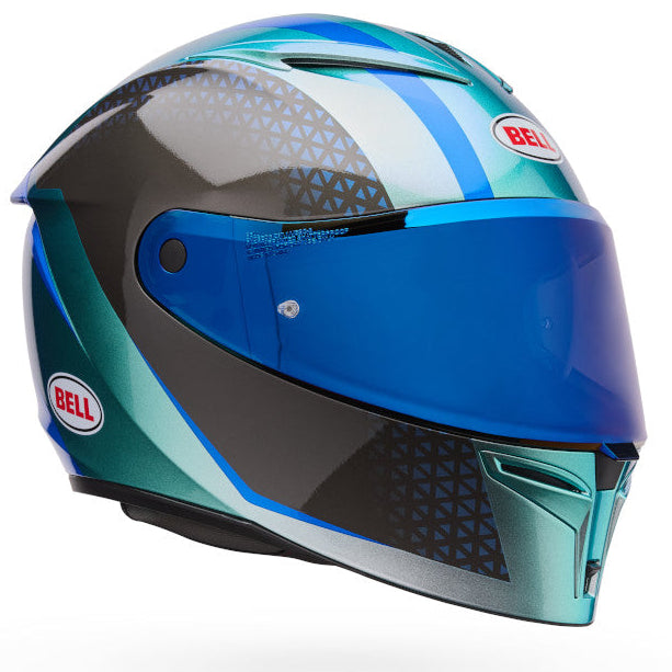 Bell Lithium MIPS Plus Blip ECE 22.06 Silver - FREE UK Delivery, FREE 365 Day Returns | Moto Central