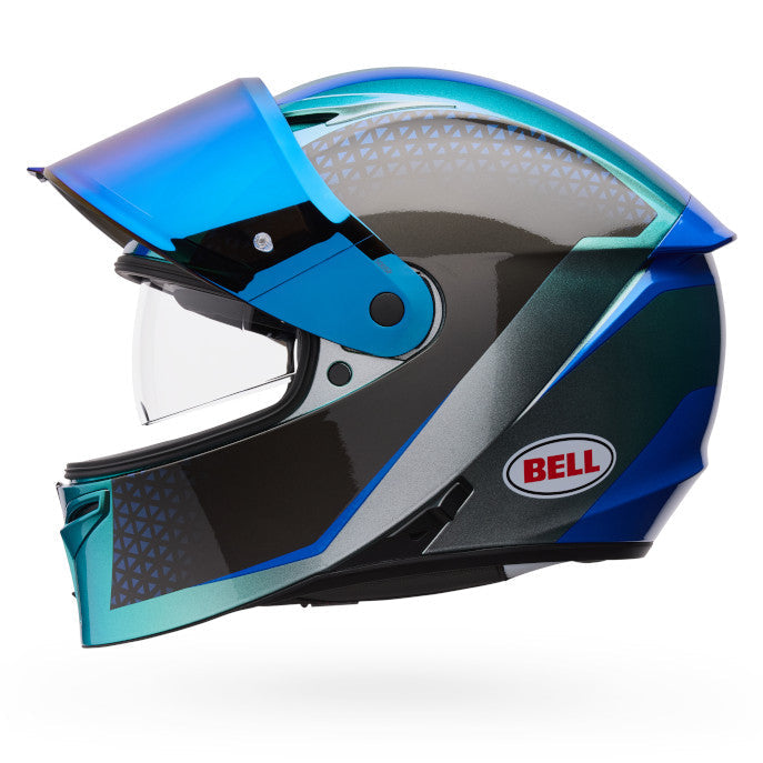 Bell Lithium MIPS Plus Blip ECE 22.06 Silver - FREE UK Delivery, FREE 365 Day Returns | Moto Central