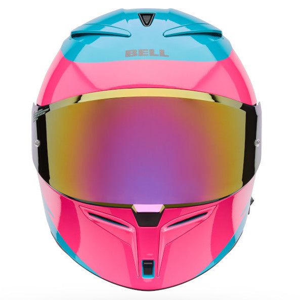 Bell Lithium MIPS Plus Fluid ECE 22.06 Teal motorcycle helmet, front view