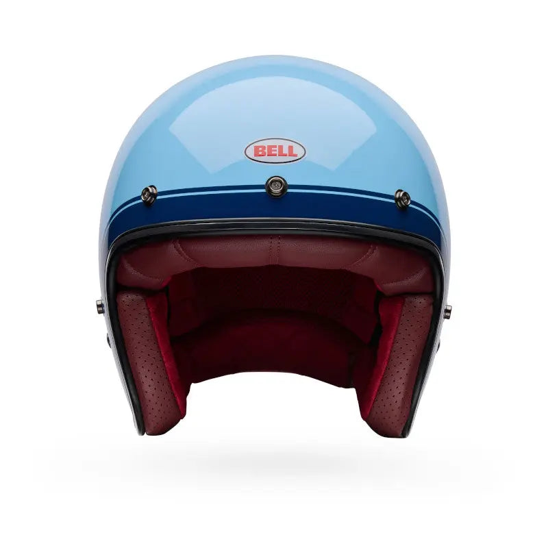 Bell Custom 500 Crate ECE 22.06 Ice Blue FREE UK Delivery, FREE 365 Day Returns | Moto Central